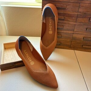 Rothy's Ballet Flats The Point Amber Textile women's size 8.5